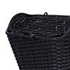 Multi Purpose Bike Basket with Cover ,Plastic Scooter Electric Hanging Bicycle Front Handlebar