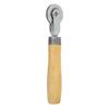 Tire Patch Roller 1 1 2in Dia Wood Handle Universal Fit Comfortable Grip for Cars Motorcycles Bicycles