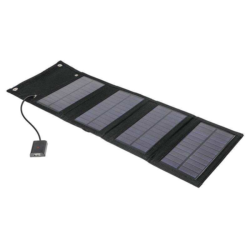 Portable 20W Solar Folding Phone Charger for Camping Outdoor Charging