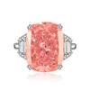 Women's Light Luxury Design Elegant Inlaid Zircon Geometric Ring Fashionable And Versatile Niche Design Sense Ring
