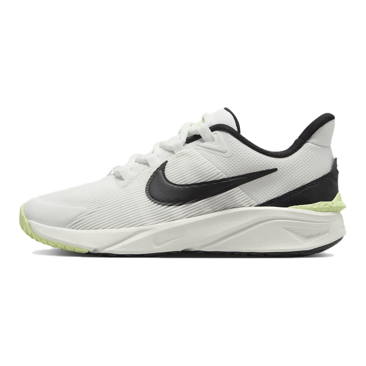 (GS) Nike Star Runner 4 Summit White Black Kids DX7615-102 EU 35.5