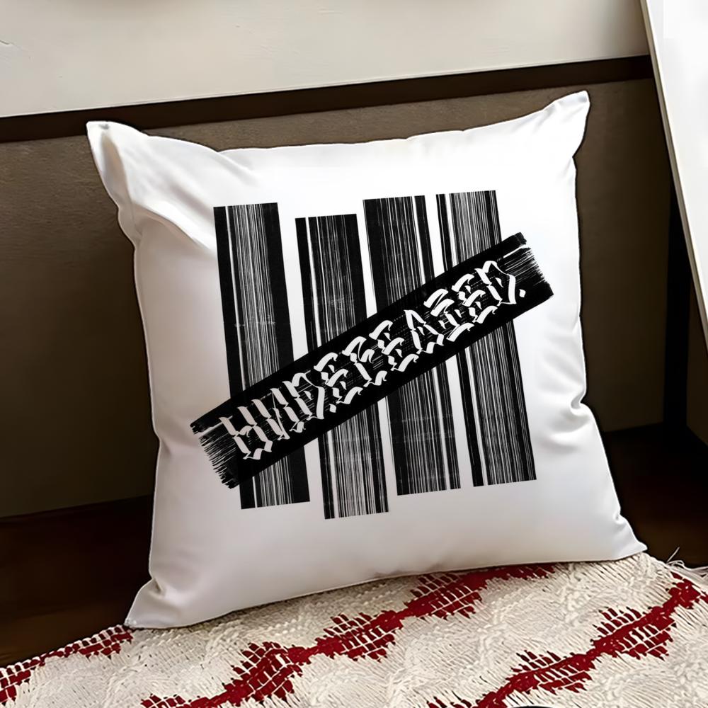 UUndefeated Trend Cushion Cover Reversible Soft Durable Pillow Cover Home Car MultiScene Use for Daily Comfort