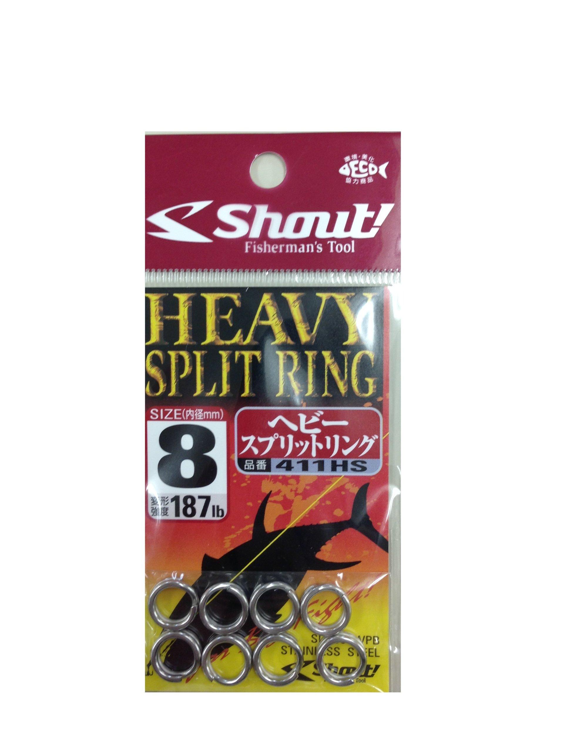 Кольцо заводное heavy Shout 411HS 8 8mm