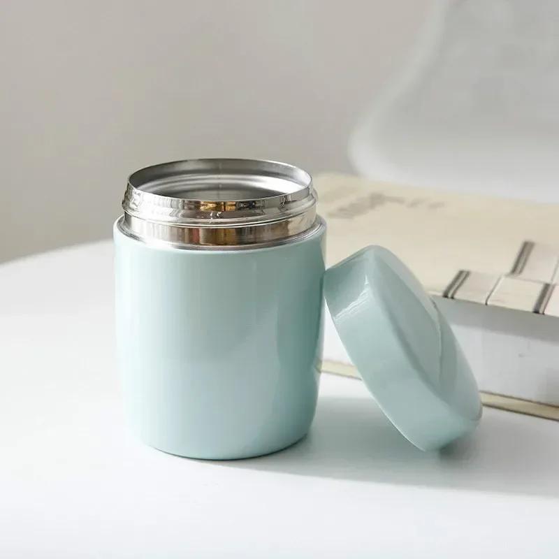 250ML Portable Insulated Lunch Box Bucket Lunch Boxs Stainless Steel Small Capacity Food Soup Container Vacuum Insulateds Cup