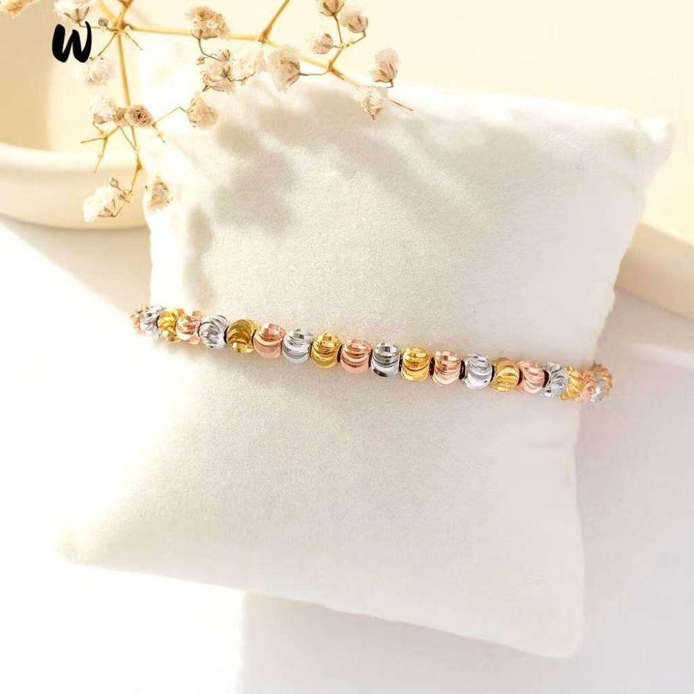 New Style Flower Bead Bracelet Colorful Wrist Adornment Watermelon Bead Bracelet  Women