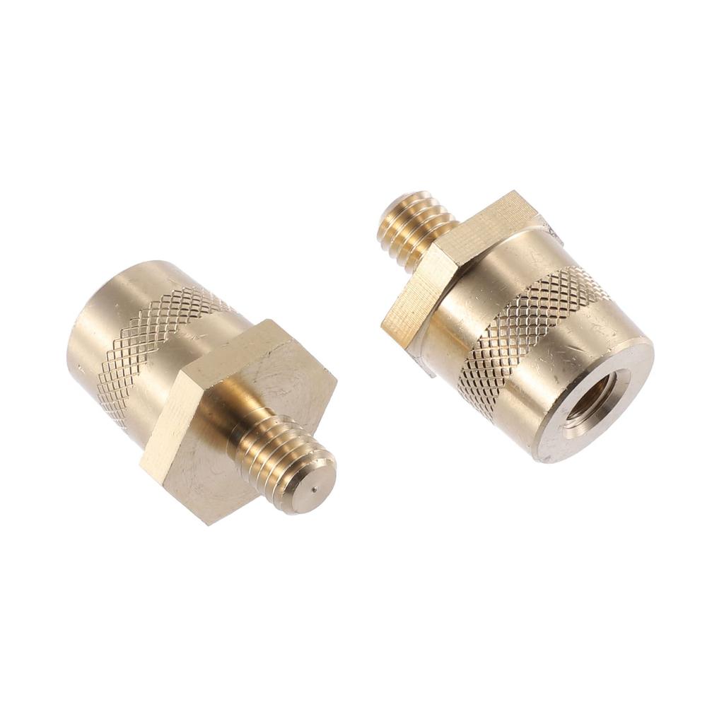 uxcell M8 Terminal Connector Brass Stone Post Adapter Stud Extension Screw Nut 1 Pair