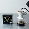 HARIO V60 Meteor Coffee Filters, 1-2 Cups, Pack of 50, Gift, Made In Japan, FSC Certified, Paper 01 White (VCF-01-50-MT)