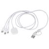 Type C USB to Double Type C+Micro USB+ Watch Charger Cable for Cellphone Tablet Watch Multi Charging Cable
