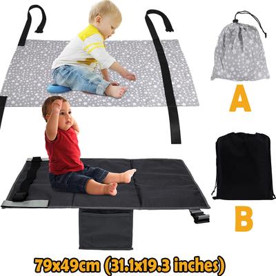 Toddler Airplane Bed Portable Travel Airplane Footrest Baby Car Bed Flying Travel Essentials with Extended Area In for Leg
