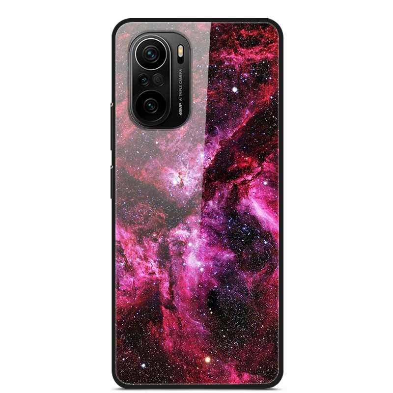 For Xiaomi Poco F3 Case Tempered Glass Hard PC Phone Back Cover For Xiaomi POCO F3 5G Cases Shells PocoF3 F 3 2021 6.67'' Coque