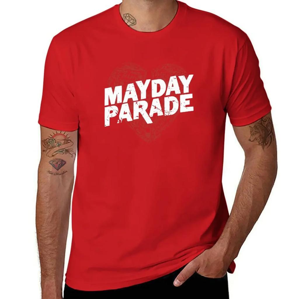 heart art mayday parade logo T-Shirt vintage tees vintage graphic tee workout shirts for men