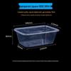 ZISIZ Disposable Rectangular Food Container