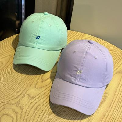 2026Simple Letter Print Quick-dry Washable Sun-shading Baseball Cap for Young Couples, Unisex Trendy