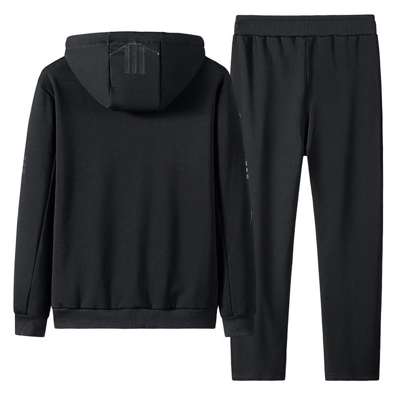 Sports Plus Velvet Thick Suit Men 'S Sports Casual Men 'S Plus Velvet Men 'S Winter Cotton Suit 