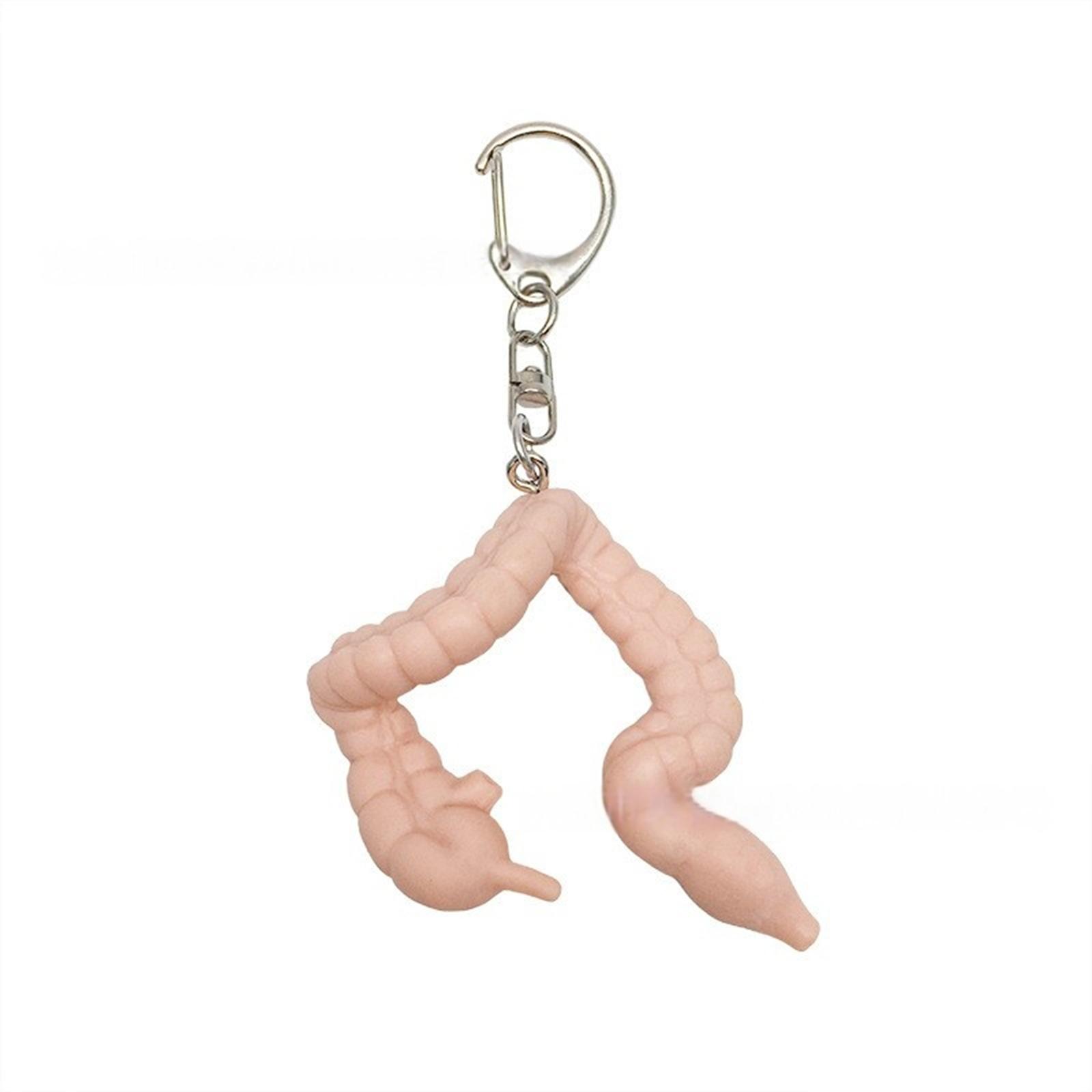 

Unique Organ Shaped Keychain Symbolizing Emotional Release Crafted From Sturdy Mixed Materials With Intricate Detailing