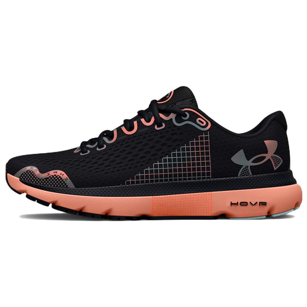 Under Armour HOVR Infinite 4 Black Lunar Coral Men Sneakers 3025443-001