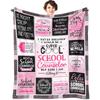 Gift for the Supervisor Printed Blanket for Sofa Bed Travel Camping Living Room Office Conditioning Blanket Seasons Gifts