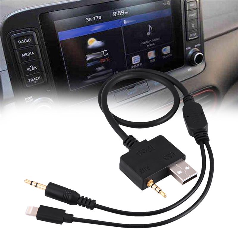 Buy Car Audio AUX Auxiliary Adapter Cable for Hyundai KIA IPOD IPAD