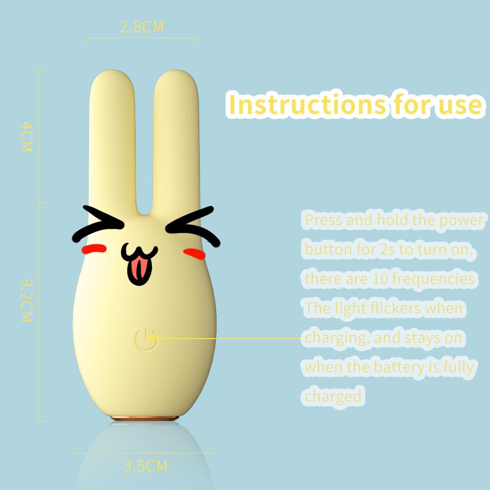 Vibrateurs pour Femmes 10 Modes de Vibration Forme d'Animaux Mignons Jouets Sexy Stimulateur de Mamelon Clitoris Étanche Jouets Sexuels pour Femmes Sex Shop