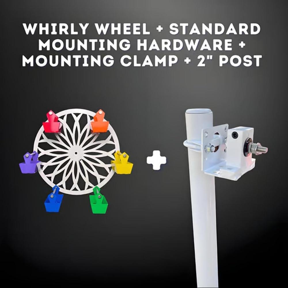 

Outdoor Hanging Ferris Wheel Bird Feeder Hummingbirds Windmill Feed for Feathered Friends Style 2