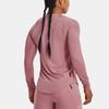 Under Armour Rush Casual Retro Football Sports Round Neck Running Training Raglan Sleeve T-Shirt Women T-Shirt Pink 1368179-697