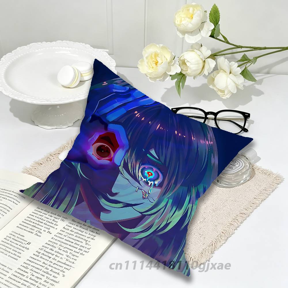 Jujutsu Kaisen Mahito Pillow Case For Home Bedroom Car Office Decoration Living Room Sofa Cushion Cover Suitable