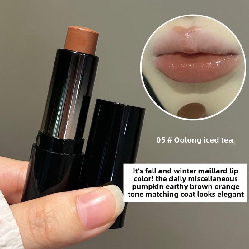 Lipstick Red Brown Lipstick Waterproof Moisturizing Mirror Lipstick Lip Gloss Natural Long-lasting Makeup Valentine's Day Gift