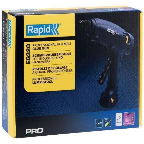 Pistolet À Colle Professionnel RAPID EG320 - Bleu - Electrique - 11mm - 5min