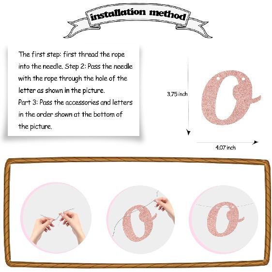 Tea With the Bride to Be Banner, Bridal Shower Decorations, Engagement Wedding Decorations, Let's Partea Bachelorette Party Supplies Rose Gold &