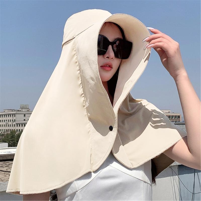 Adult Ponytail Hat Student Outdoor Cycling Fishing Neck and Shoulder Cover Hat Hot Holiday Staying Cool Hat for Male