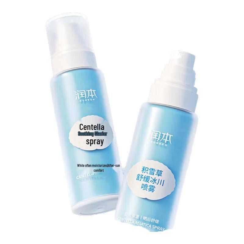 Успокаивающий спрей для лица с центеллой азиатской и ледниковой водой Runben