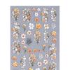 5D Embossed Flower Nail Stickers DIY Spring Summer Colorful Floral Nail Art Self-Adhesive Decals for Women Manicure Decoration