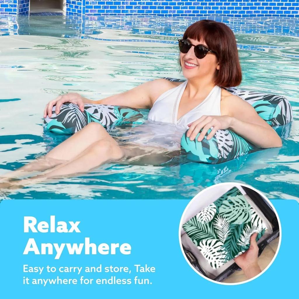 Inflatable Pool Floats Adult,Blow Up Pool  for Adult Heavy Duty, Floating Chair for Party