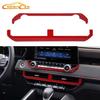 Red Center Dash AC Vent Frame Cover Conditioning Trim For Chevrolet Colorado 23+