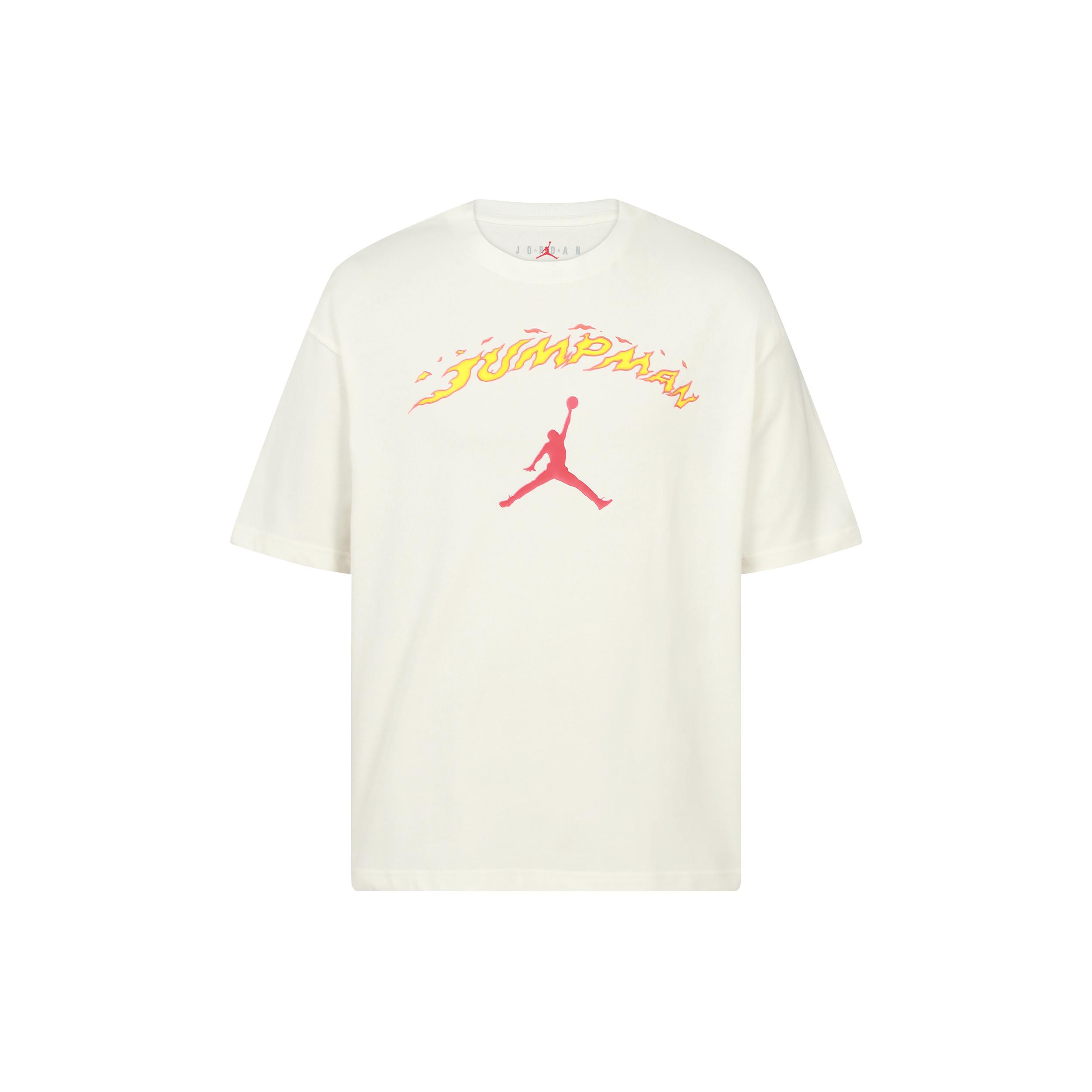 

New Jordan Jumpman T Shirt Men s Sail White FJ7685-133 XXL
