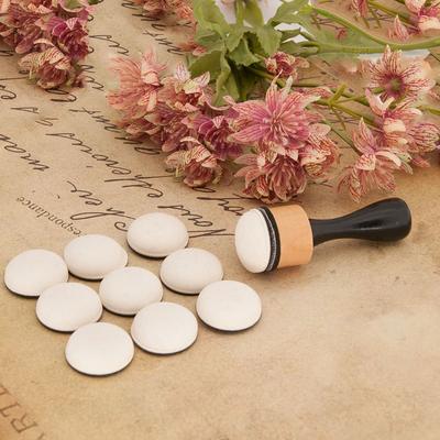 Domed Flat Domed Foam Refills Tool Flat Mini Ink Blending Tools  Painting