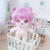 20cm Kawaii Plush Cotton Doll Idol Stuffed Super Star Figure Dolls No Attribute Curly Hair Crying Doll Can Change Clothes Gift