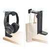 Headphone Holder Headsets Stand Rotatable Adjustable Height Sturdy ABS Construction Space Saving Headphone Hanger