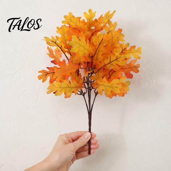 Non Fading Silk Plants Artificial Maple Leaves, Faux Hanging Plant for Home Decor, Realistic Cascading Mother's Day Flower Gifts Leaves Wall