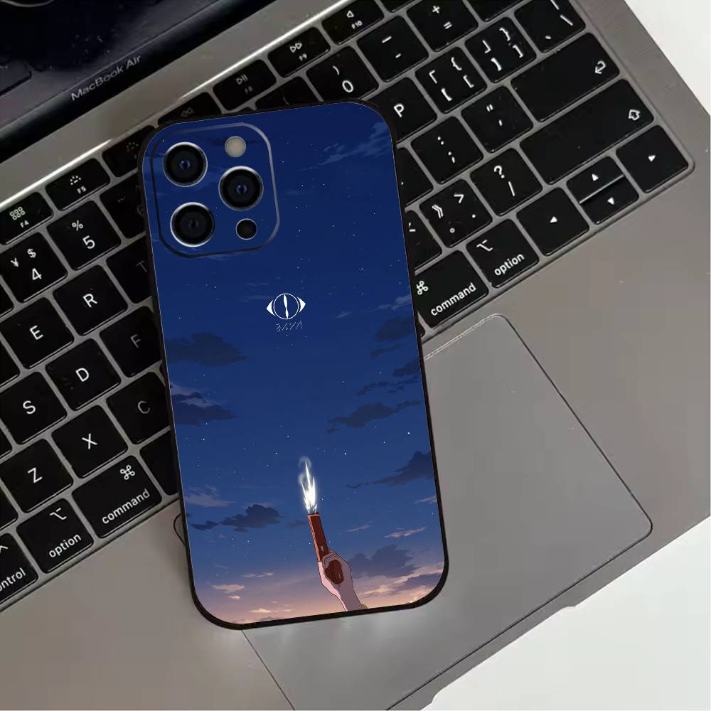 MUSIC Y-YorushikaS ART  Phone Case For iPhone 17,16,15,14,13,12,11 Plus,Pro Max,XS,Soft Silicone Black Cover