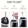 Electric Sharpener Desktop Automatic Pencil Sharpener Suitable To Pencils (6-8mm) for Students School Office Stationery
