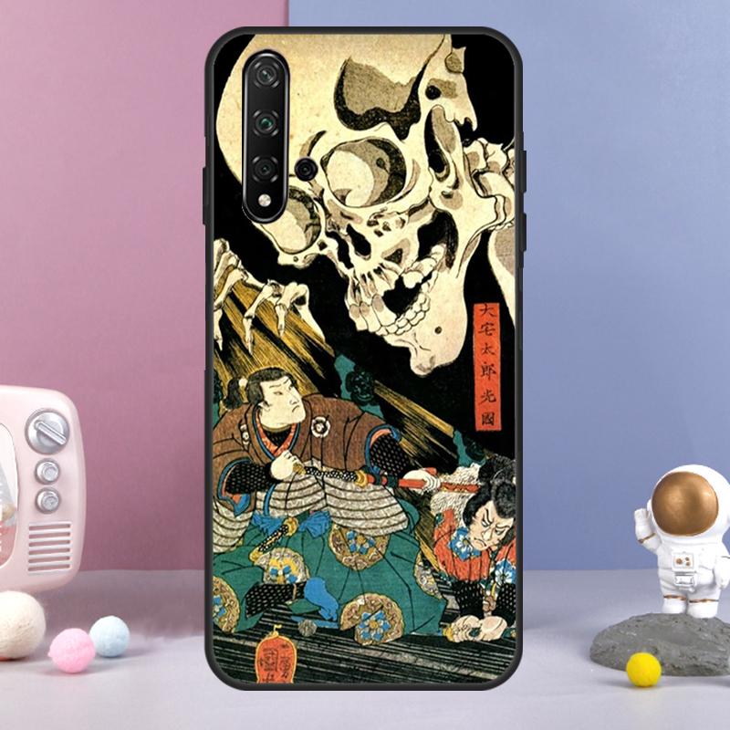 Japanese Style Art For Huawei Nova 9 10 SE 3i 7i 8i 11i 12i Y60 Y61 Y70 Y72 Y73 Y90 Y91 P20 P30 P40 Lite Case