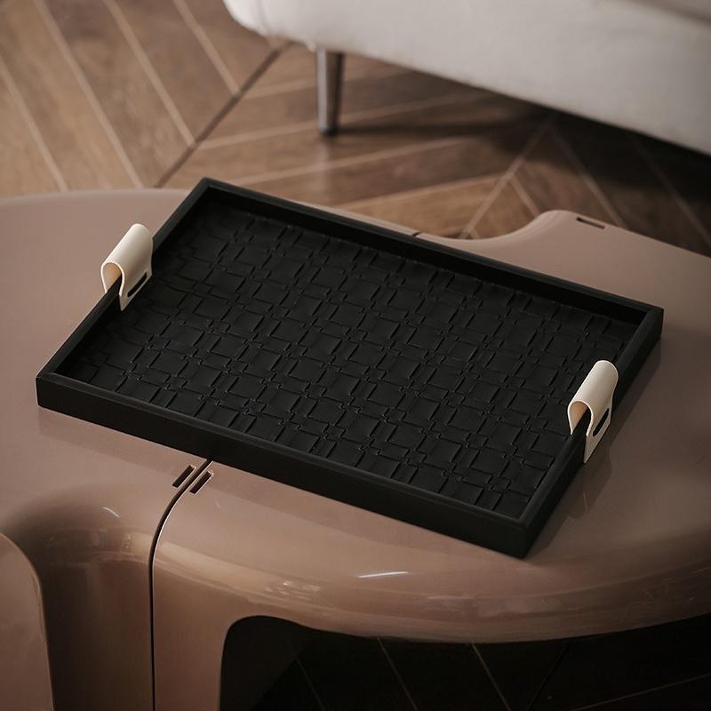Light Luxury Storage Trays Entrance Hall Key Storage Plate Simple Modern Organize Tray Dressing Table Jewelry Organize Plate