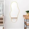 Vidaxl Wall Mirror, Gold, 100X45 Cm