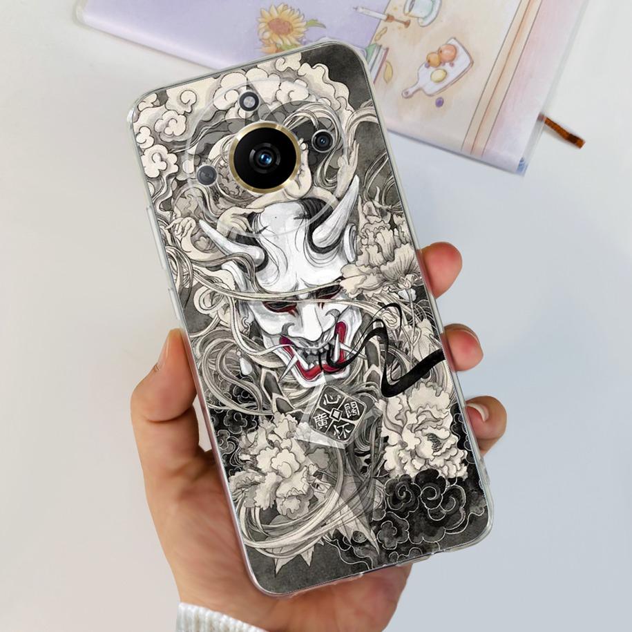 For Realme 11 Pro Plus Case RMX3740 RMX3741 Phone Cover Fashion Flower Butterfly Soft Silicone Funda For Realme 11 Pro 5G Bumper