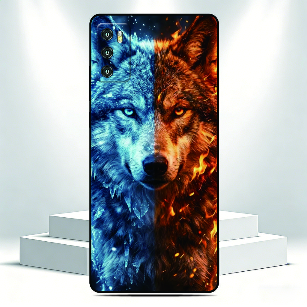 Μαλακή θήκη τηλεφώνου με σχέδιο Λύκου Για Doogee Note 56X 56 58 N55 N60 59 Pro Plus DIY Προσωποποιημένο Εξατομικευμένο Εικόνα Φωτογραφία Πίσω Κάλυμμα