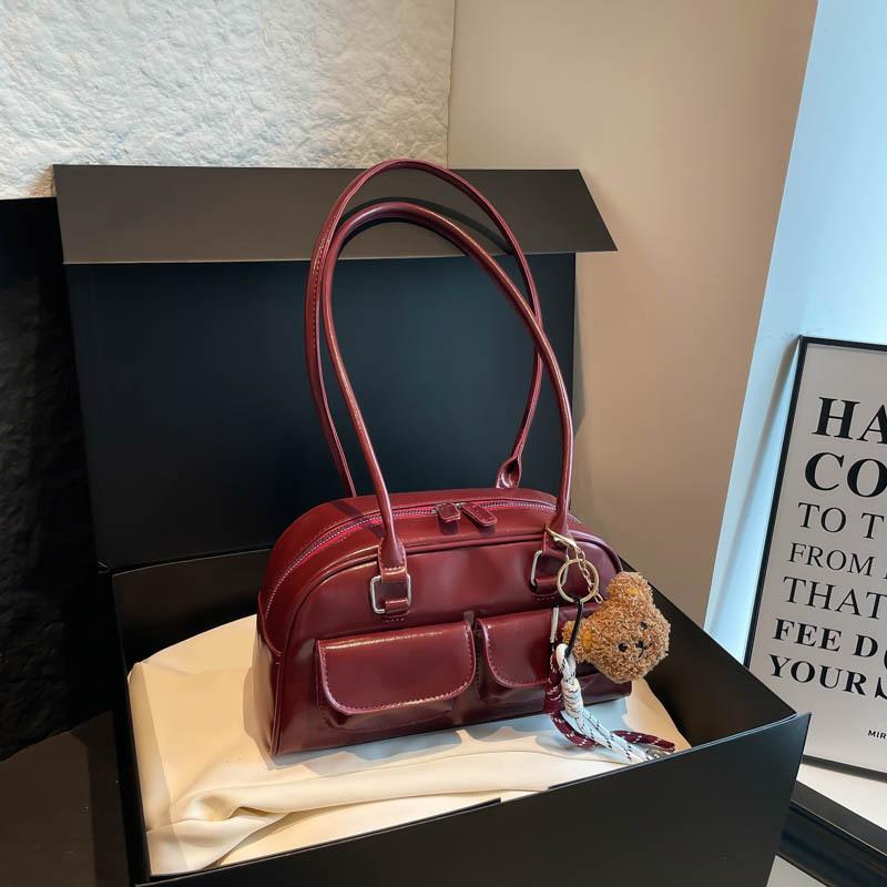 Trendy Niche Design Portable Bowling Bag Spring and Summer New Single Shoulder Underarm Women's Bag Pillow Bag