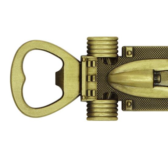Race Car Bottle Opener Christmas Charm Zinc Alloy Non-Slip Handle Festive Gift for Racing Fans Dads Husbands Collectors Holiday Party Accessory