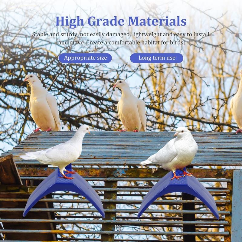 20 szt./zestaw Gołębi Stojak V-kształtny Montowany na ścianie Gołębnik Rama Uchwyt Dla Ptaka Zwierzęcia Grzęda Akcesoria do klatki dla ptaków NOWE