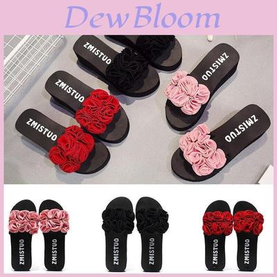 Premium Quality Summer Women Flower Beach Flip Flops With Stylish Platform Sandals